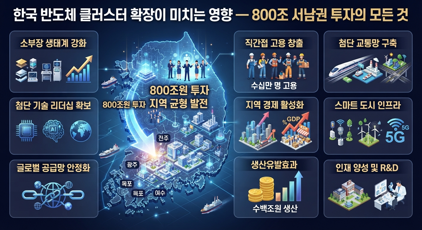 반도체 클러스터 확장에 따른 변화