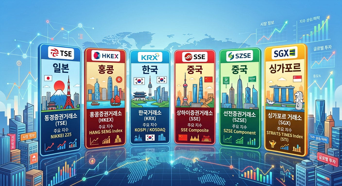 아시아증시가 코스피에 미치는 영향
