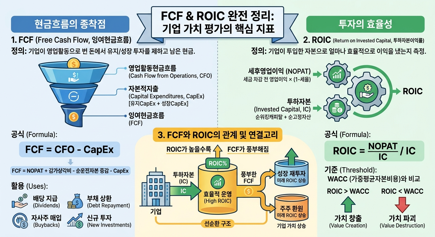 FCF ROIC 개념정리