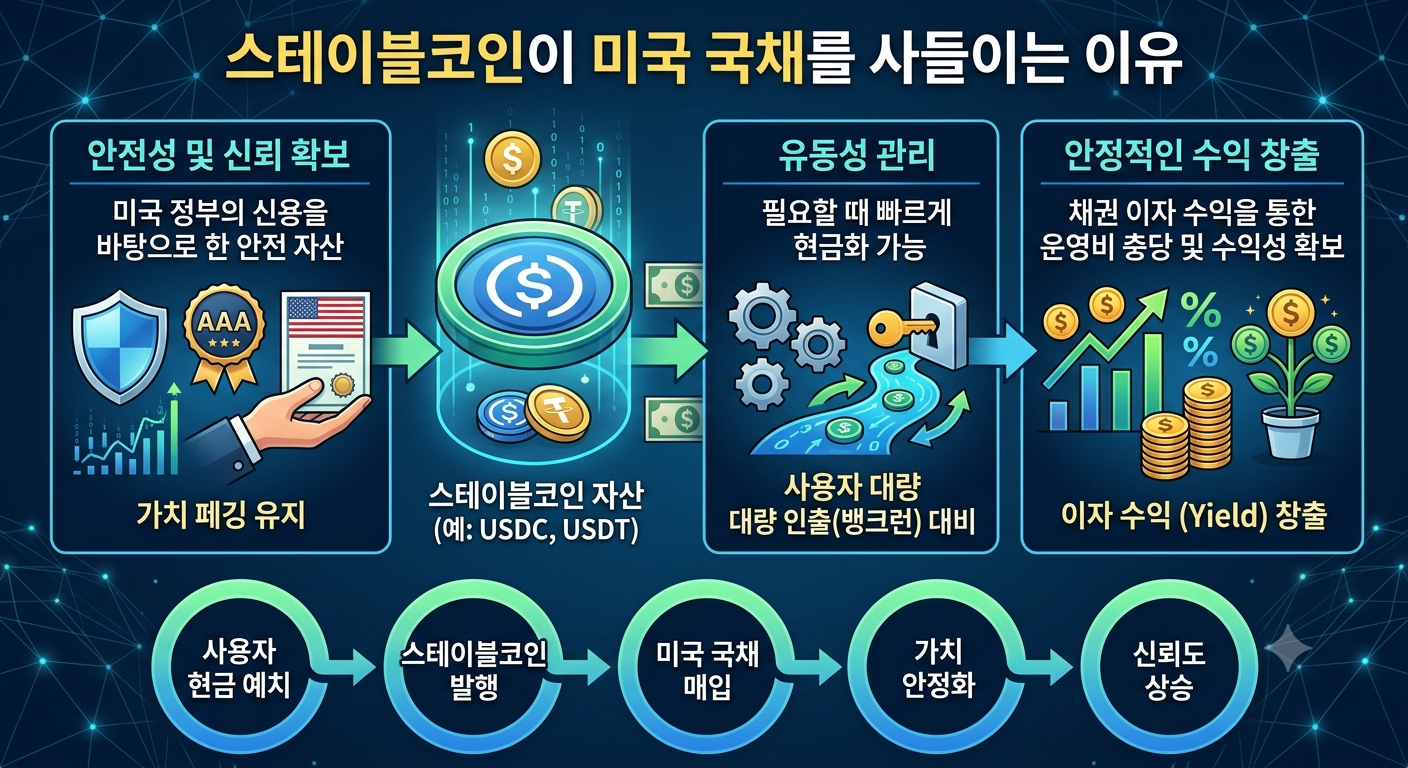 스테이블 코인이 미국 국채를 사는 이유