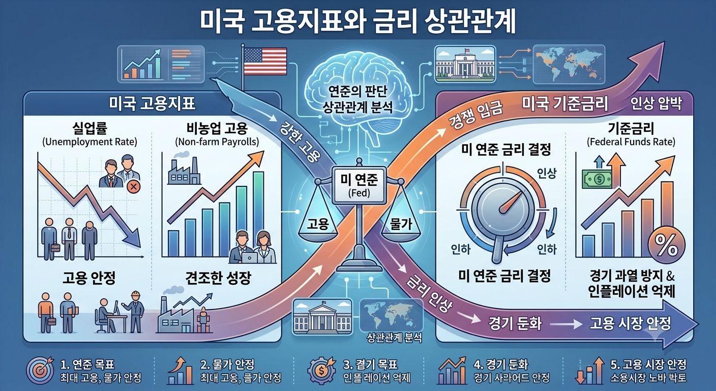 미국 고용지표와 금리